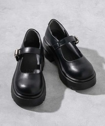 Bleu Bleuet（ブルーブルーエ）の「【ZOZO限定】ストラップ厚底シューズ（パンプス）」