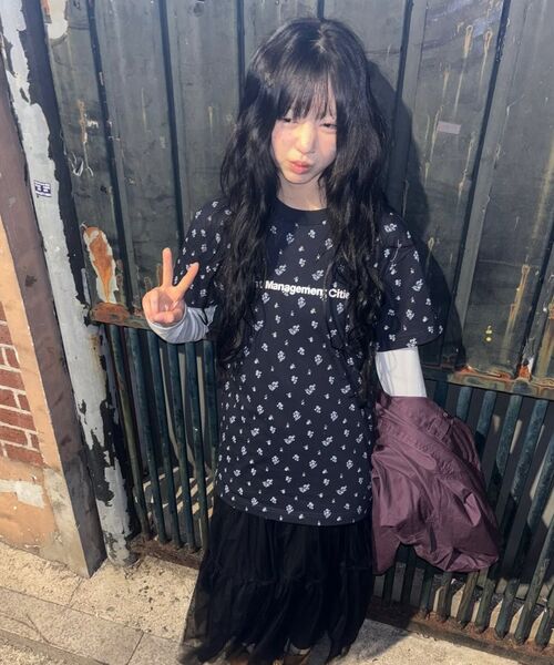LMCの「FN OG TEE flower navy(Tシャツ/カットソー・レディース・その他・MEDIUM/LARGE/X-LARGE/SMALL)」の16枚目の写真