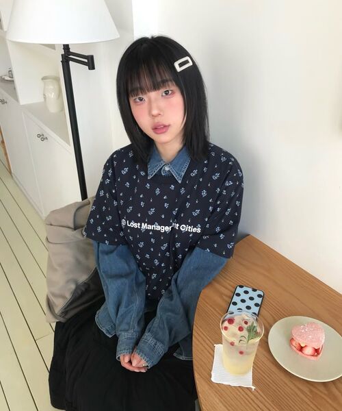 LMCの「FN OG TEE flower navy(Tシャツ/カットソー・レディース・その他・MEDIUM/LARGE/X-LARGE/SMALL)」の14枚目の写真