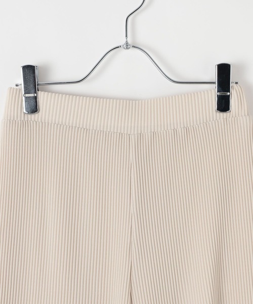 LEPSIM（レプシィム）の「《セルフカット可能》プリーツイージーパンツ　601345（その他パンツ・レディース・イエロー/ブルー/グレイッシュベージュ/カーキ/ブラック/ダークブラウン・FREE）」の8枚目の写真