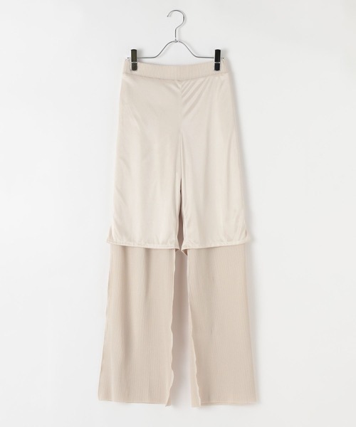 LEPSIM（レプシィム）の「《セルフカット可能》プリーツイージーパンツ　601345（その他パンツ・レディース・イエロー/ブルー/グレイッシュベージュ/カーキ/ブラック/ダークブラウン・FREE）」の11枚目の写真