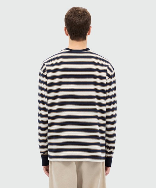 MSGM（エムエスジーエム）の「マルチストライプ ロングスリーブTシャツ（Tシャツ/カットソー・メンズ・ホワイト×ブルー・M/S）」の6枚目の写真