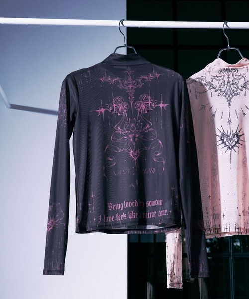 HARE（ハレ）の「【NANA×HARE】タトゥーシアートップス（Tシャツ