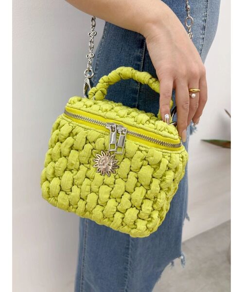 EVRIS（エヴリス）の「バニティーBAG（ショルダーバッグ・レディース・イエロー/ブラック・FREE）」の8枚目の写真