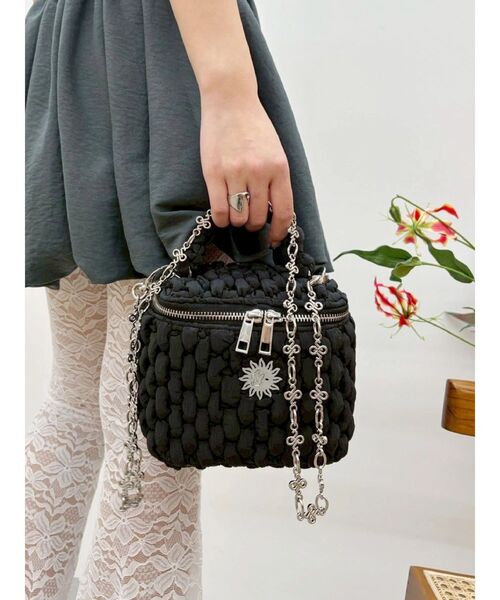 EVRIS（エヴリス）の「バニティーBAG（ショルダーバッグ・レディース・イエロー/ブラック・FREE）」の15枚目の写真