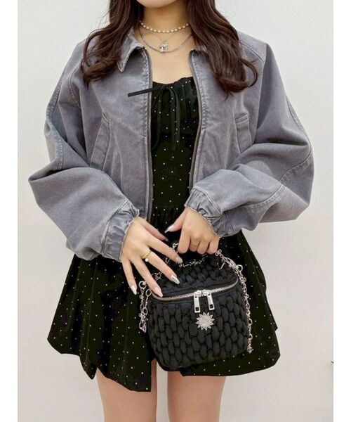 EVRIS（エヴリス）の「バニティーBAG（ショルダーバッグ・レディース・イエロー/ブラック・FREE）」の19枚目の写真