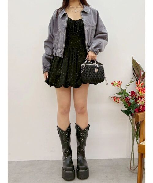 EVRIS（エヴリス）の「バニティーBAG（ショルダーバッグ・レディース・イエロー/ブラック・FREE）」の20枚目の写真