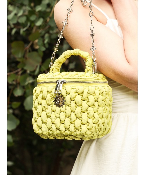 EVRIS（エヴリス）の「バニティーBAG（ショルダーバッグ・レディース・イエロー/ブラック・FREE）」の2枚目の写真