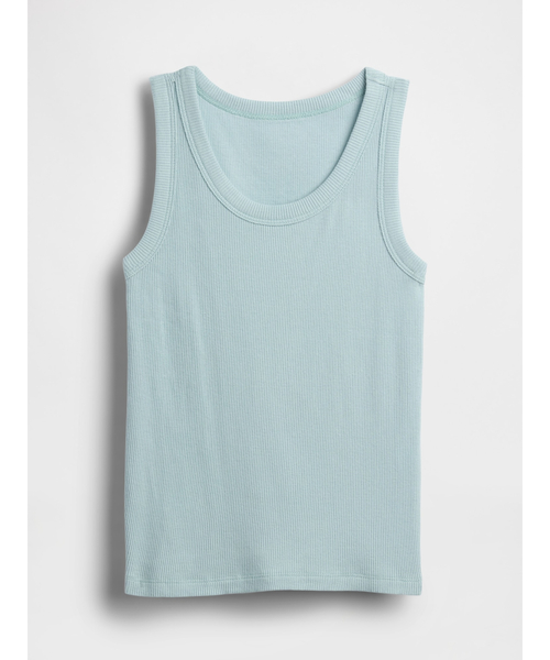 GAP（ギャップ）の「リブ スクープネック タンクトップ (キッズ)（タンクトップ・キッズ・ピンク/ホワイト×ネイビー/オフホワイト/ブルー/ライトブルー・160cm/150cm/130cm/120cm/110cm/140cm）」の6枚目の写真