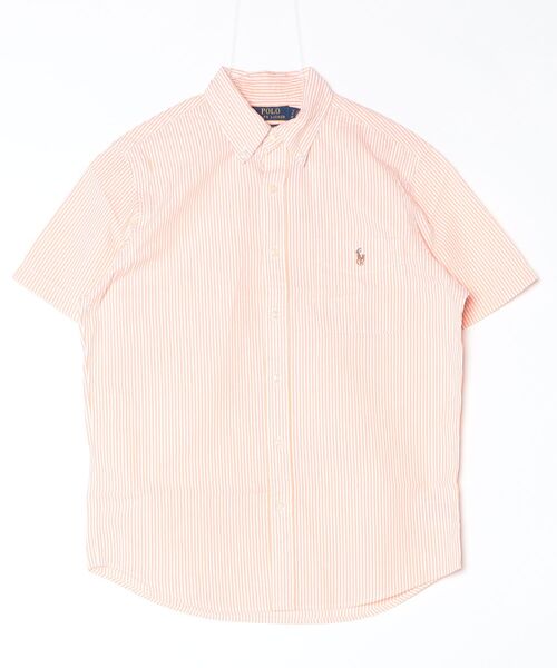 POLO RALPH LAUREN（ポロ ラルフ ローレン）の「RL プレップスター クラシック フィット シアサッカー シャツ（シャツ/ブラウス・メンズ・オレンジ・M/L/S）」の4枚目の写真
