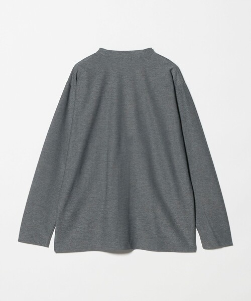 A DAY IN THE LIFE UNITED ARROWS（アデイインザライフユナイテッドアローズ）の「メッシュ メランジ 1ボタン カーディガン＜A DAY IN THE LIFE＞（カーディガン/ボレロ・メンズ・ライトグレー/ダークグレー・M/L）」の6枚目の写真