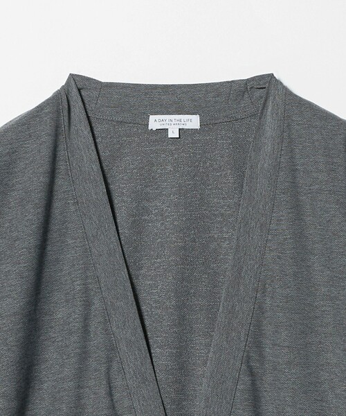 A DAY IN THE LIFE UNITED ARROWS（アデイインザライフユナイテッドアローズ）の「メッシュ メランジ 1ボタン カーディガン＜A DAY IN THE LIFE＞（カーディガン/ボレロ・メンズ・ライトグレー/ダークグレー・M/L）」の7枚目の写真