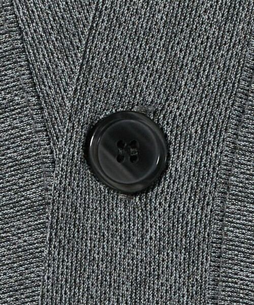 A DAY IN THE LIFE UNITED ARROWS（アデイインザライフユナイテッドアローズ）の「メッシュ メランジ 1ボタン カーディガン＜A DAY IN THE LIFE＞（カーディガン/ボレロ・メンズ・ライトグレー/ダークグレー・M/L）」の10枚目の写真