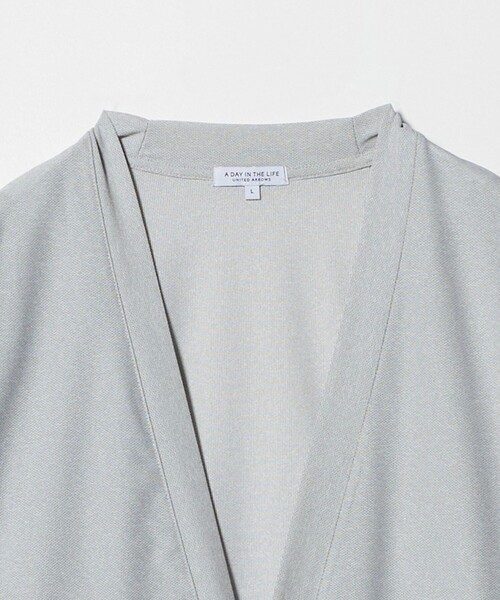 A DAY IN THE LIFE UNITED ARROWS（アデイインザライフユナイテッドアローズ）の「メッシュ メランジ 1ボタン カーディガン＜A DAY IN THE LIFE＞（カーディガン/ボレロ・メンズ・ライトグレー/ダークグレー・M/L）」の12枚目の写真