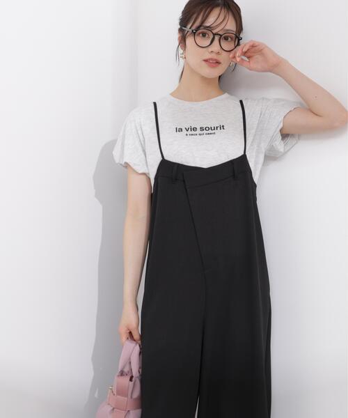 PROPORTION BODY DRESSING（プロポーションボディドレッシング）の「【加藤栞さん着用】パフスリーブロゴＴシャツ / 1216160404（Tシャツ/カットソー・レディース・ホワイト/ネイビー/グレー・FREE）」の11枚目の写真