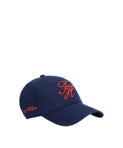 TOMMY HILFIGER(トミーヒルフィガー)の「ソフト6パネルキャップ(キャップ・メンズ・ブルー/ブラック/ネイビー/ホワイト/ピンク・FREE)」の3枚目の写真