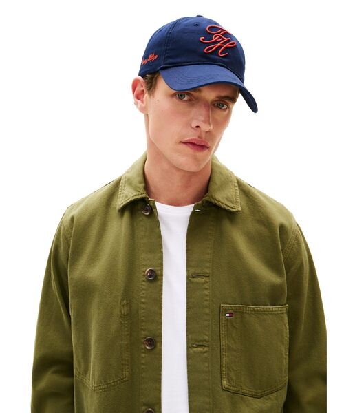 TOMMY HILFIGER(トミーヒルフィガー)の「ソフト6パネルキャップ(キャップ・メンズ・ブルー/ブラック/ネイビー/ホワイト/ピンク・FREE)」の6枚目の写真