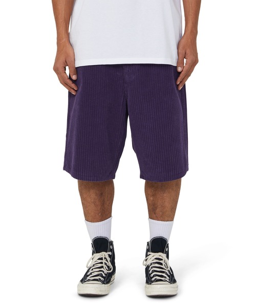 HUF（ハフ）の「CROMER CORDUROY SHORT（その他パンツ・メンズ・パープル/ライトグリーン/レッド系その他・32/30/28/34/36）」の3枚目の写真