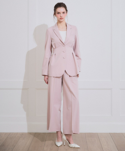 ROYAL PARTY（ロイヤルパーティー）の「【20th】ウエストシェイプラインストーンジャケット（テーラードジャケット・レディース・ブラック/ピンク/グレー・FREE）」の20枚目の写真