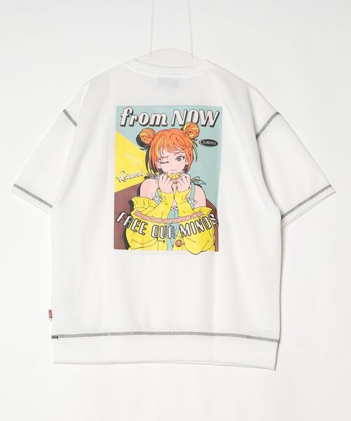 FUNALIVE(ファンアライブ)の「発泡プリント半袖Tシャツ(Tシャツ/カットソー・メンズ・ホワイト/ホワイト系1/ホワイト系2/ブラック系2/ブラック系1/ブラック・M/L)」の13枚目の写真