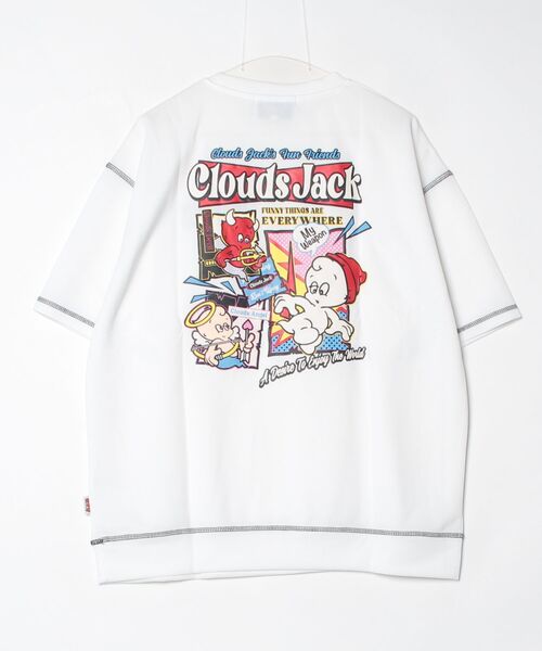 FUNALIVE(ファンアライブ)の「発泡プリント半袖Tシャツ(Tシャツ/カットソー・メンズ・ホワイト/ホワイト系1/ホワイト系2/ブラック系2/ブラック系1/ブラック・M/L)」の15枚目の写真