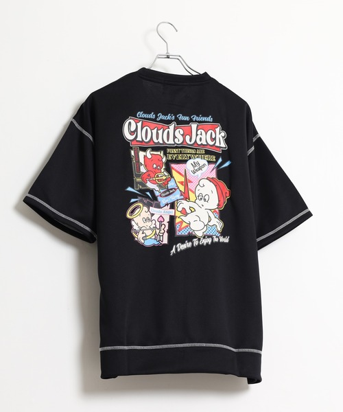 FUNALIVE(ファンアライブ)の「発泡プリント半袖Tシャツ(Tシャツ/カットソー・メンズ・ホワイト/ホワイト系1/ホワイト系2/ブラック系2/ブラック系1/ブラック・M/L)」の5枚目の写真