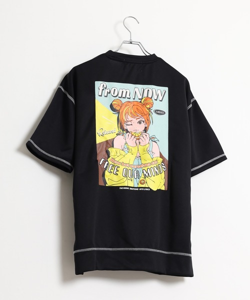 FUNALIVE(ファンアライブ)の「発泡プリント半袖Tシャツ(Tシャツ/カットソー・メンズ・ホワイト/ホワイト系1/ホワイト系2/ブラック系2/ブラック系1/ブラック・M/L)」の6枚目の写真