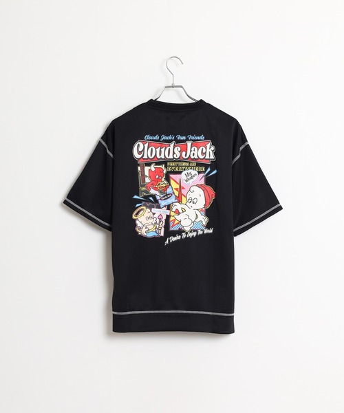 FUNALIVE(ファンアライブ)の「発泡プリント半袖Tシャツ(Tシャツ/カットソー・メンズ・ホワイト/ホワイト系1/ホワイト系2/ブラック系2/ブラック系1/ブラック・M/L)」の19枚目の写真