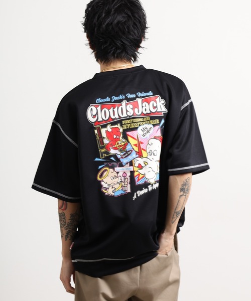 FUNALIVE(ファンアライブ)の「発泡プリント半袖Tシャツ(Tシャツ/カットソー・メンズ・ホワイト/ホワイト系1/ホワイト系2/ブラック系2/ブラック系1/ブラック・M/L)」の7枚目の写真