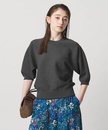 UNITED ARROWS ポロコンビ ニット ウォッシャブル(グレー) UNITED ARROWS（ユナイテッドアローズ） ニット セーター ポロコンビ