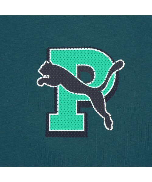 PUMA(プーマ)の「PUMA プーマ メンズ グラフィック ヴァーシティ 半袖 Tシャツ(Tシャツ/カットソー・メンズ・ブラック系その他/グレー系その他/ブラック・XX-LARGE/MEDIUM/SMALL/X-LARGE/LARGE)」の13枚目の写真