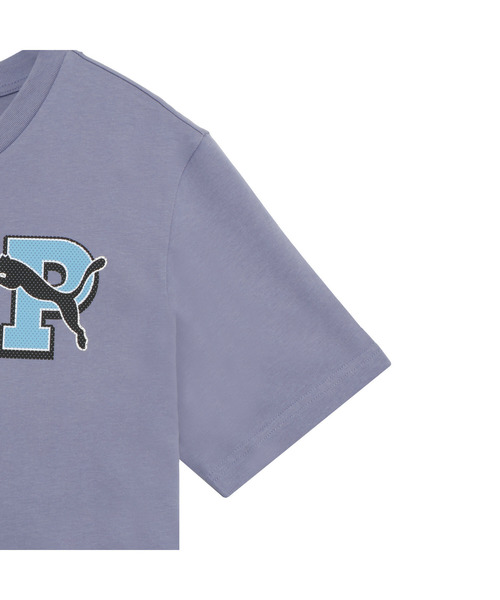 PUMA(プーマ)の「PUMA プーマ メンズ グラフィック ヴァーシティ 半袖 Tシャツ(Tシャツ/カットソー・メンズ・ブラック系その他/グレー系その他/ブラック・XX-LARGE/MEDIUM/SMALL/X-LARGE/LARGE)」の10枚目の写真