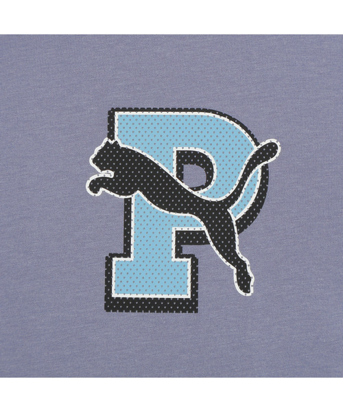 PUMA(プーマ)の「PUMA プーマ メンズ グラフィック ヴァーシティ 半袖 Tシャツ(Tシャツ/カットソー・メンズ・ブラック系その他/グレー系その他/ブラック・XX-LARGE/MEDIUM/SMALL/X-LARGE/LARGE)」の9枚目の写真