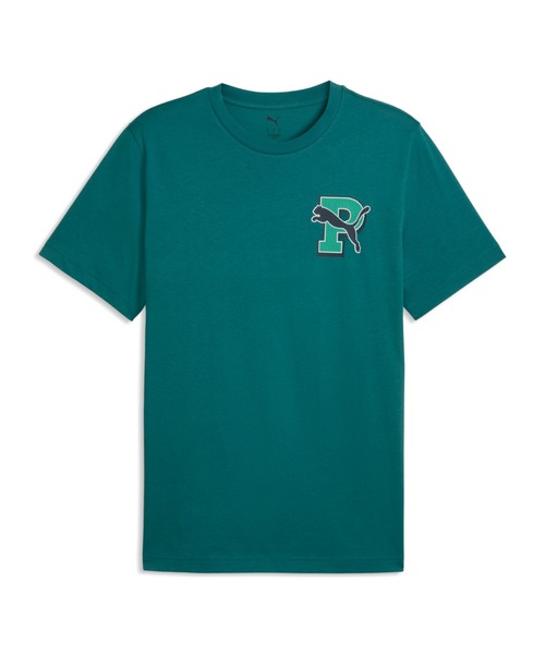 PUMA(プーマ)の「PUMA プーマ メンズ グラフィック ヴァーシティ 半袖 Tシャツ(Tシャツ/カットソー・メンズ・ブラック系その他/グレー系その他/ブラック・XX-LARGE/MEDIUM/SMALL/X-LARGE/LARGE)」の3枚目の写真