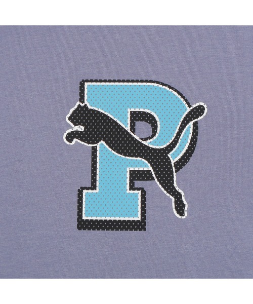 PUMA(プーマ)の「PUMA プーマ メンズ グラフィック ヴァーシティ 半袖 Tシャツ(Tシャツ/カットソー・メンズ・ブラック系その他/グレー系その他/ブラック・XX-LARGE/MEDIUM/SMALL/X-LARGE/LARGE)」の6枚目の写真