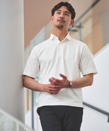 【WEB限定】JUST fit デイリー ドライ カッタウェイ 半袖 ポロシャツ -吸水速乾・抗菌-