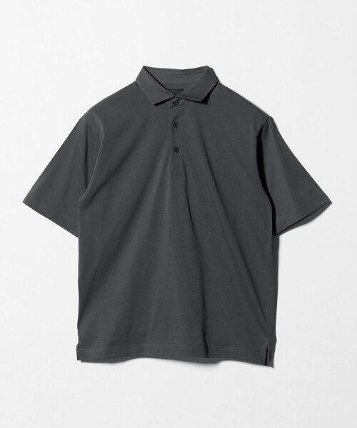green label relaxing（グリーンレーベルリラクシング）の「【WEB限定】JUST fit デイリー ドライ カッタウェイ 半袖 ポロシャツ -吸水速乾・抗菌-（ポロシャツ・メンズ・ブラック/ホワイト/ダークグレー/モカ/ネイビー・L/S/XL/M）」の10枚目の写真