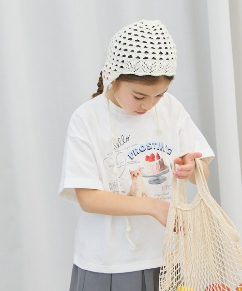 GLOBAL WORK(グローバルワーク)の「ボンネット/キッズ/658913(ニットキャップ/ビーニー・キッズ・ホワイト系その他2・FREE)」の7枚目の写真