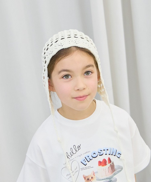 GLOBAL WORK(グローバルワーク)の「ボンネット/キッズ/658913(ニットキャップ/ビーニー・キッズ・ホワイト系その他2・FREE)」の8枚目の写真