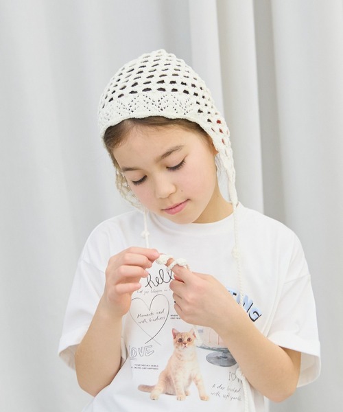 GLOBAL WORK(グローバルワーク)の「ボンネット/キッズ/658913(ニットキャップ/ビーニー・キッズ・ホワイト系その他2・FREE)」の9枚目の写真