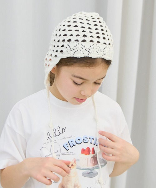 GLOBAL WORK(グローバルワーク)の「ボンネット/キッズ/658913(ニットキャップ/ビーニー・キッズ・ホワイト系その他2・FREE)」の10枚目の写真