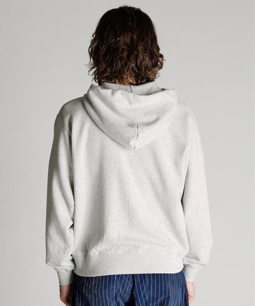 Schott（ショット）の「Schott/ショット/TOMPKINS ZIP HOODED SWEAT/トンプキンス ジップ パーカー（パーカー・メンズ・グレー/ネイビー・XL/L/M/2XL）」の9枚目の写真