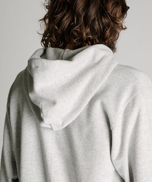 Schott（ショット）の「Schott/ショット/TOMPKINS ZIP HOODED SWEAT/トンプキンス ジップ パーカー（パーカー・メンズ・グレー/ネイビー・XL/L/M/2XL）」の13枚目の写真