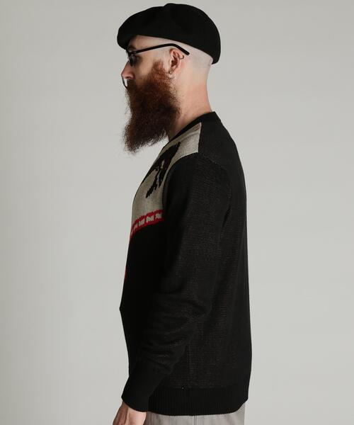 Schott（ショット）の「Schott/ショット/50'S KNIT/50's ニット（ニット/セーター・メンズ・ブラウン/ブラック・M/L/XL）」の3枚目の写真