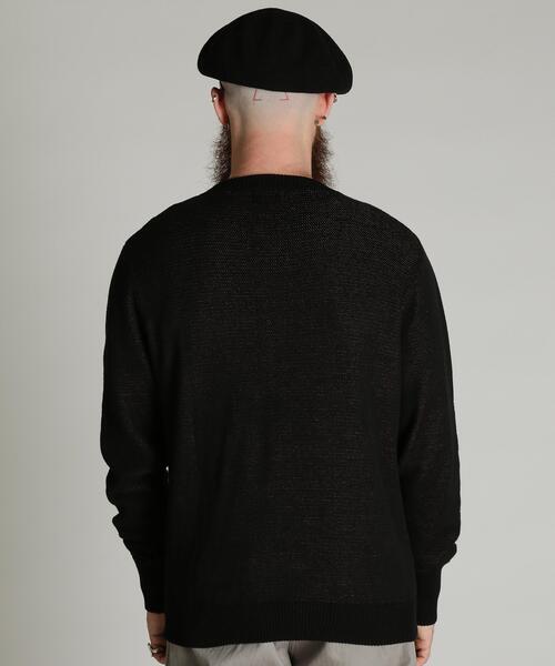 Schott（ショット）の「Schott/ショット/50'S KNIT/50's ニット（ニット/セーター・メンズ・ブラウン/ブラック・M/L/XL）」の4枚目の写真