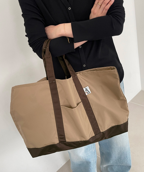 Drifter(ドリフター)の「Drifter/ドリフター 別注 BUCKEYE TOTE(トートバッグ・レディース・ベージュ/ブラウン・FREE)」の2枚目の写真