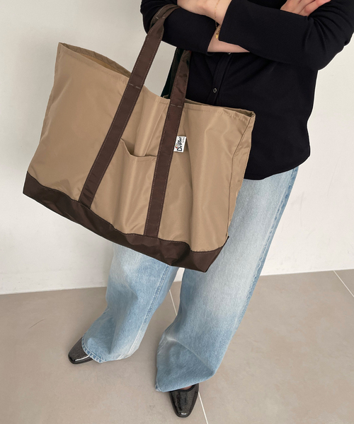 Drifter(ドリフター)の「Drifter/ドリフター 別注 BUCKEYE TOTE(トートバッグ・レディース・ベージュ/ブラウン・FREE)」の11枚目の写真