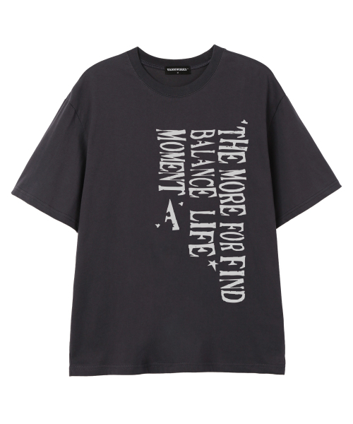 VANNWORKS(バンワークス)の「URBAN BALANCE 半袖Tシャツ (VS0132) チャコール(Tシャツ/カットソー・メンズ・その他・SMALL/MEDIUM/LARGE/X-LARGE/XX-LARGE)」の1枚目の写真