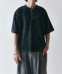 Lui's | コットンヘンリーネックTシャツ(Tシャツ/カットソー)