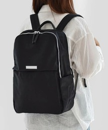 PC対応 軽量2WAYキャリーオン多収納スクエアリュック 【A4サイズ対応/大容量 / PC収納 /撥水/ クッション / 軽量 / 通勤・通学・マザーズバッグ】